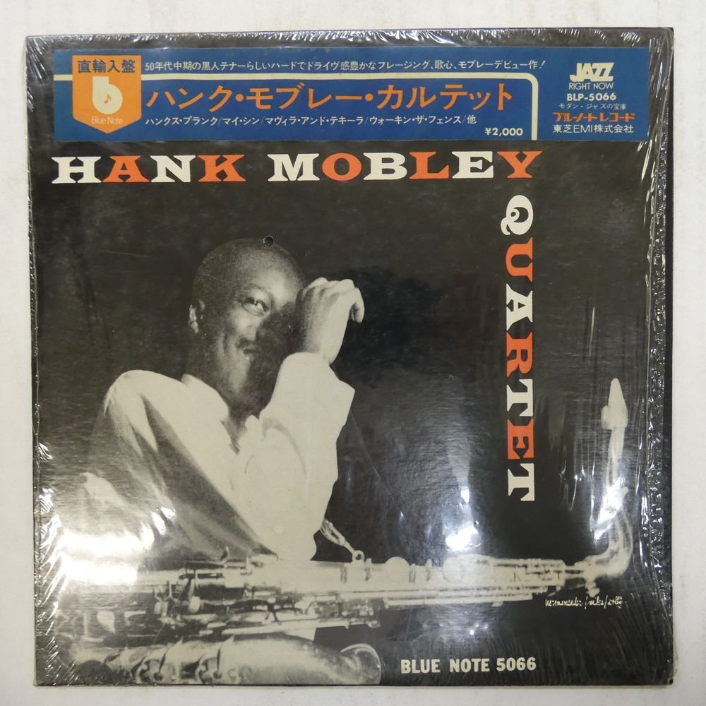 46069178;【US盤/BLUE NOTE/10inch/MONO/シュリンク/直輸入シール帯付】Hank Mobley Quartet / S.T.の画像1