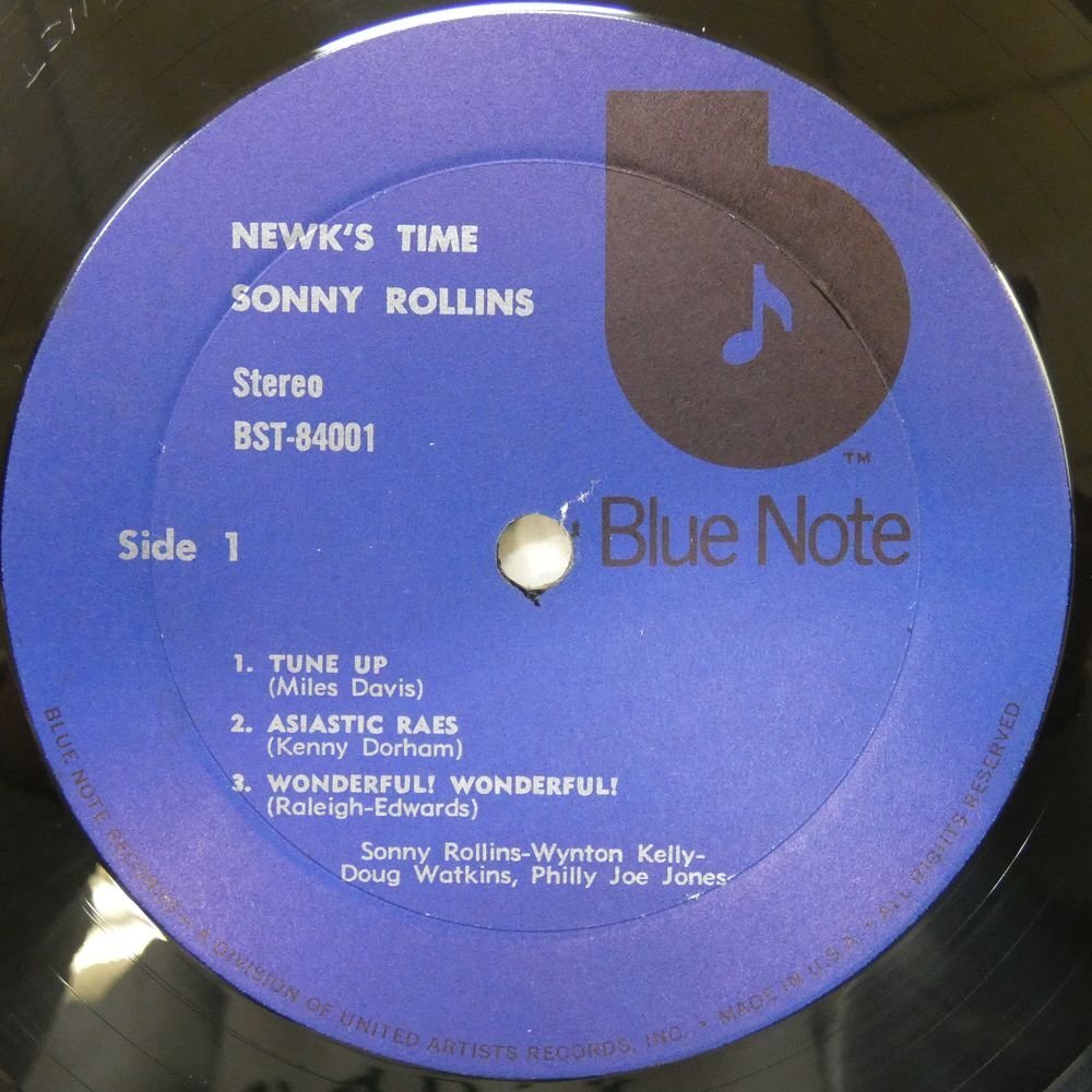 46069192;【US盤/BLUE NOTE/シュリンク/直輸入帯付】Sonny Rollins / Newk's Time_画像3