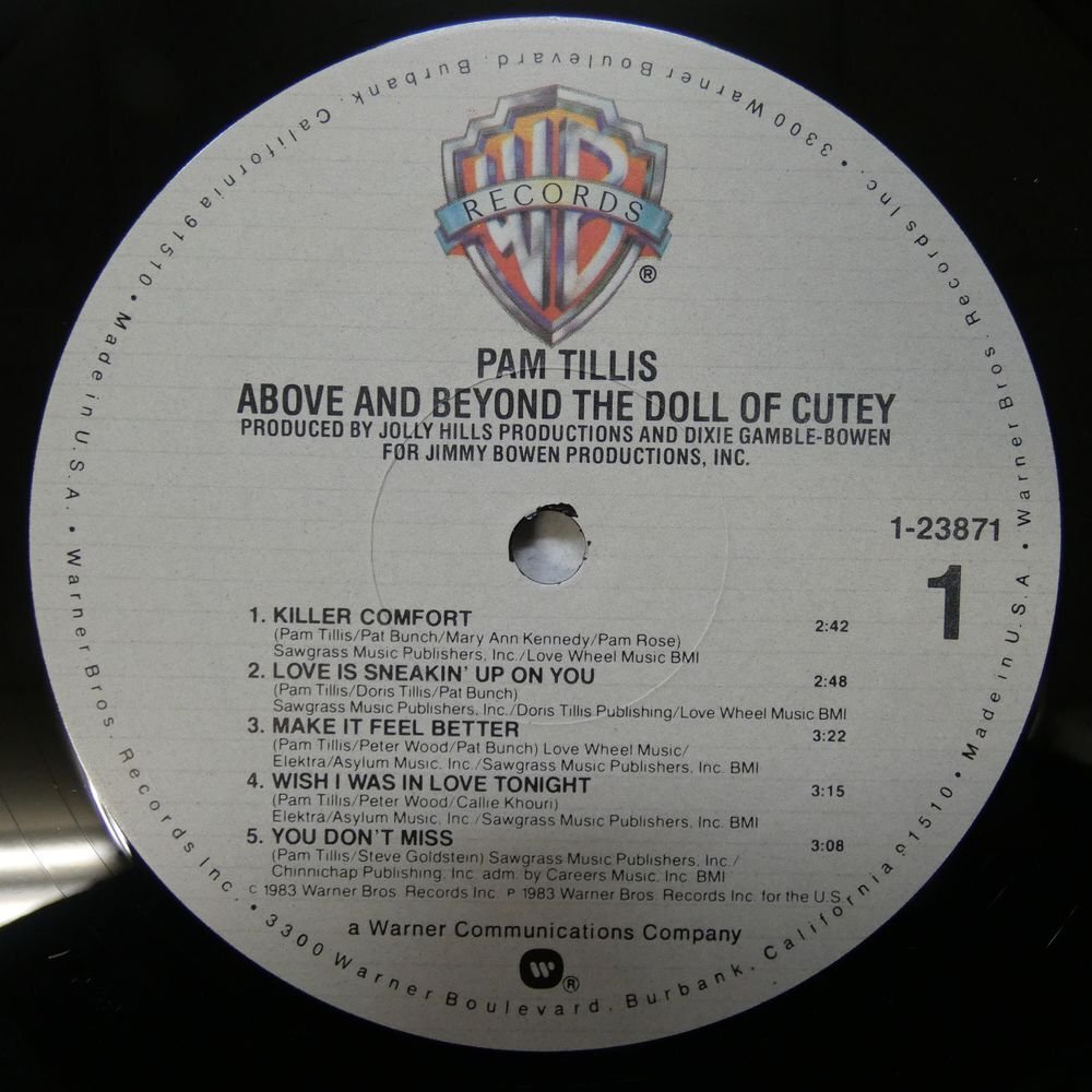 46066651;【US盤】Pam Tillis / Above And Beyond The Doll Of Cutey_画像3