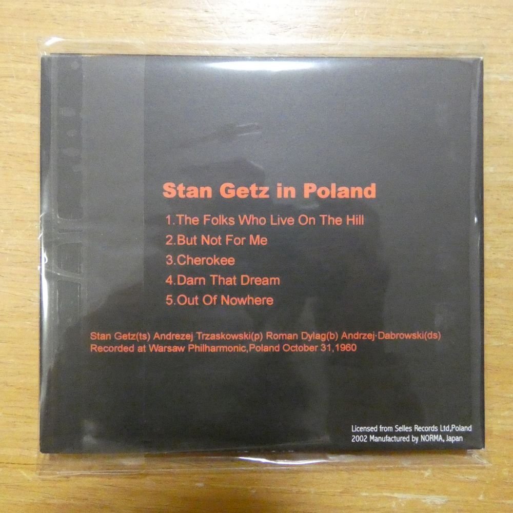 41094879;【CD/NORMA】スタン・ゲッツ / IN POLAND NMCD-6002の画像2