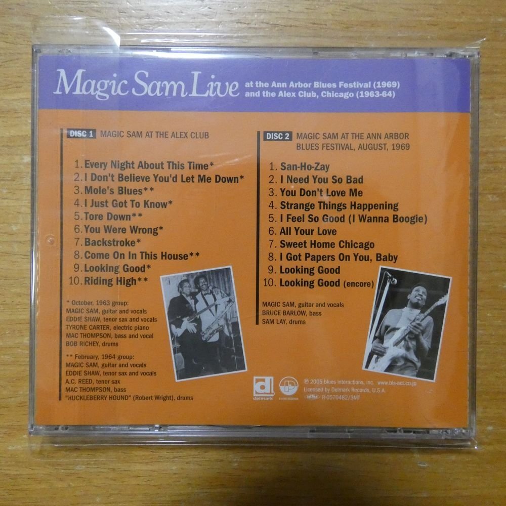 41094634;【2CD】MAGIC SAM / LIVE! PCD-23672/3の画像2