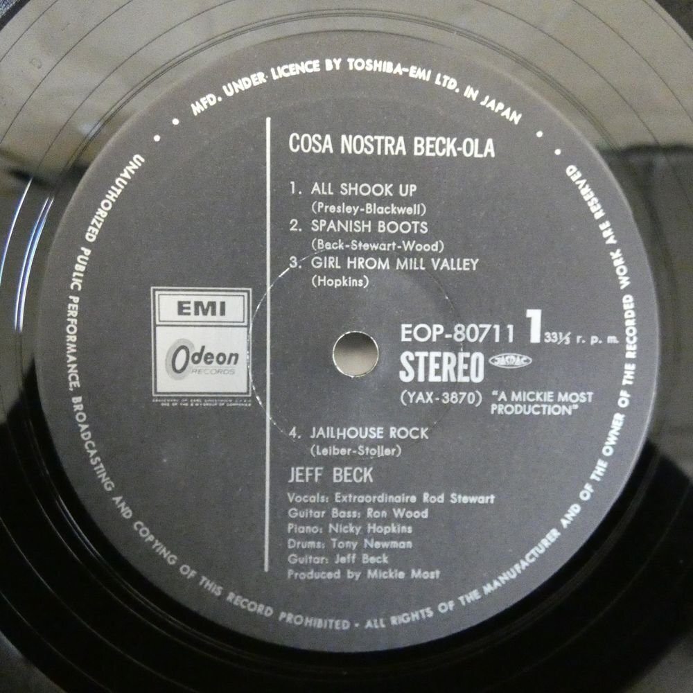 47053904;【国内盤/美盤/Odeon/見開き】The Jeff Beck Group / Beck-Ola_画像3