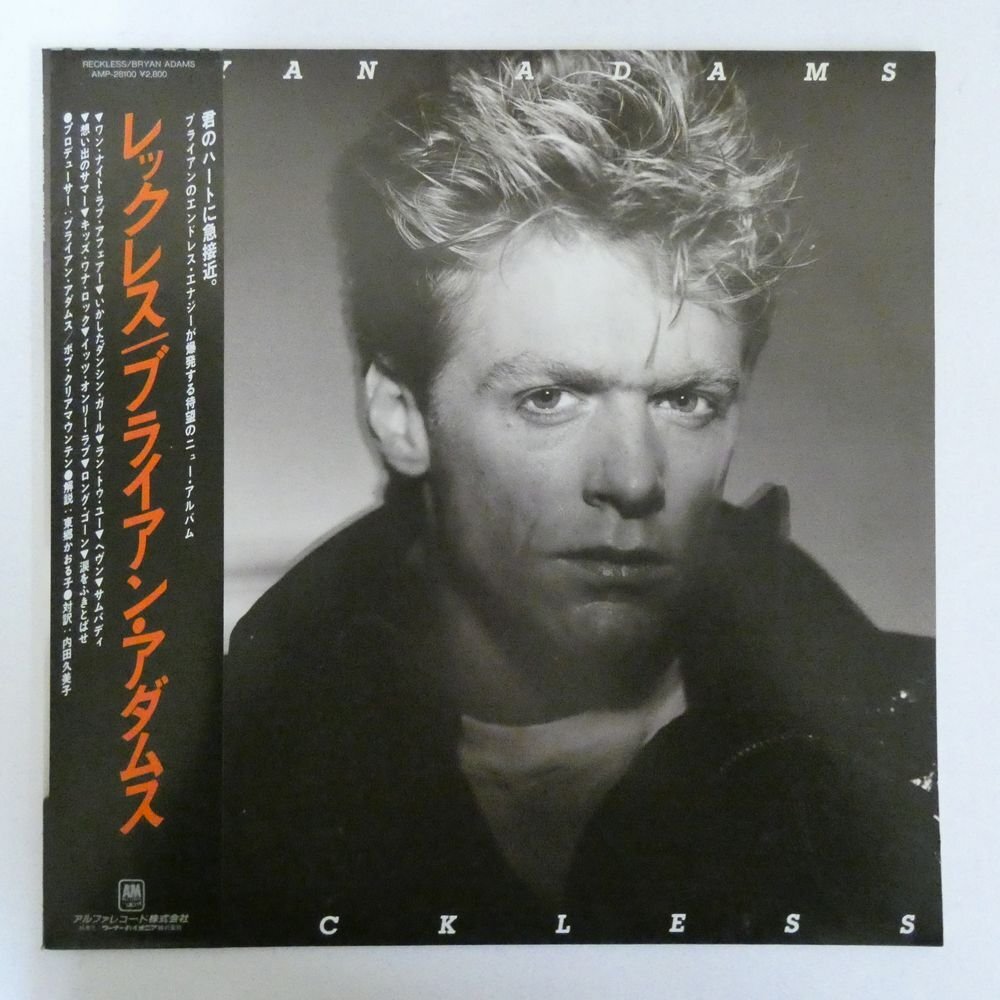 47053929;【帯付】Bryan Adams / Reckless_画像1