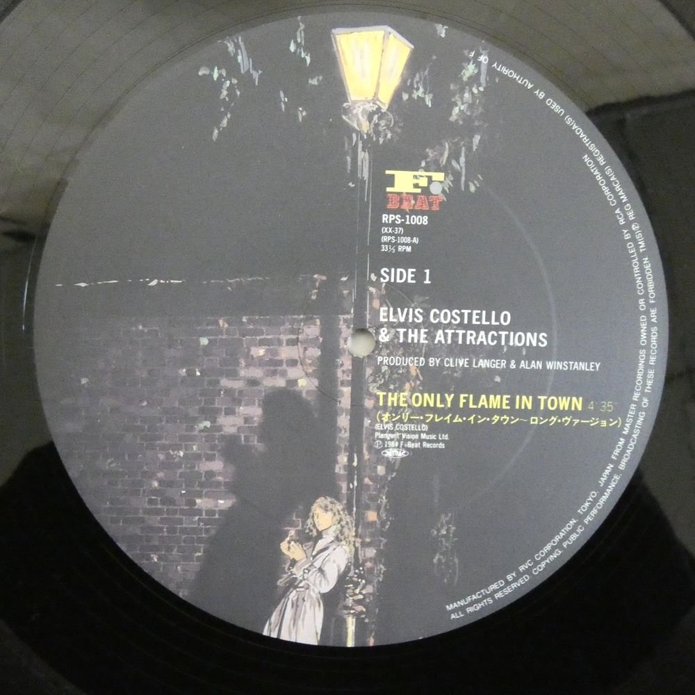 47053919;【帯付/美盤】Elvis Costello & The Attractions / The Only Flame in Town / The Comediansの画像3