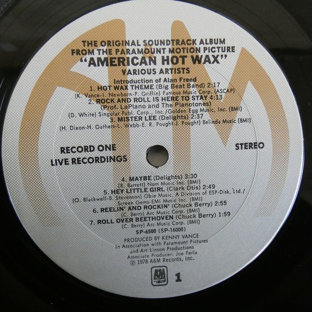47053997;【US盤/2LP/見開き】V.A. / American Hot Wax アメリカン・ホット・ワックスの画像3
