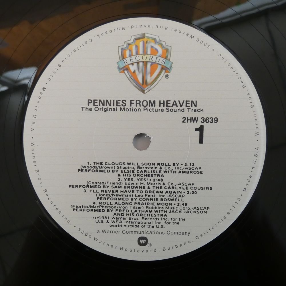 47054040;【US盤/2LP/見開き】V.A. / Pennies From Heaven (The Original Motion Picture Sound Track) ペニーズ・フロム・ヘブンの画像3