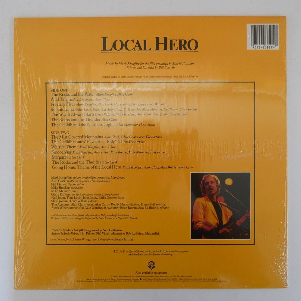 47054036;【US盤/ハイプステッカー/シュリンク】Mark Knopfler / Local Hero ローカル・ヒーローの画像2
