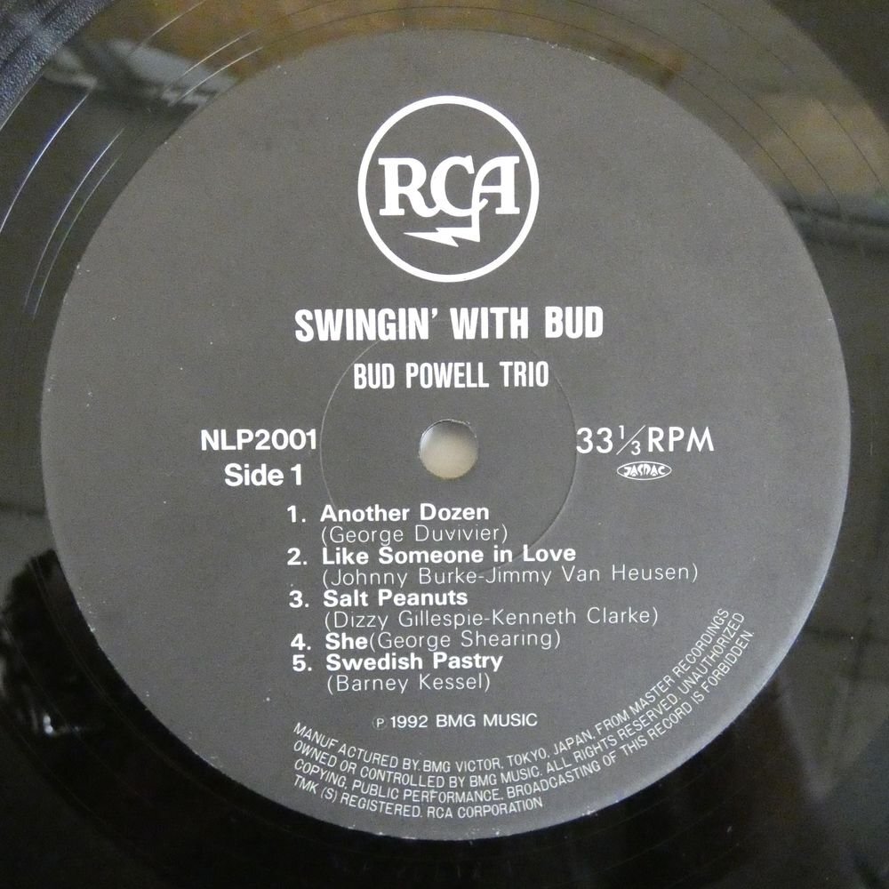 47054275;【帯付】Bud Powell Trio / Swingin' with Budの画像3