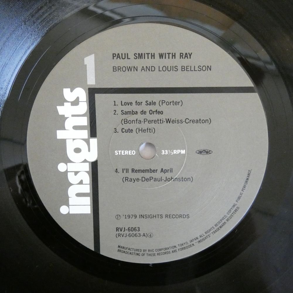 47054258;【国内盤】Paul Smith With Ray Brown And Louis Bellson / S.T. ラブ・フォー・セール_画像3