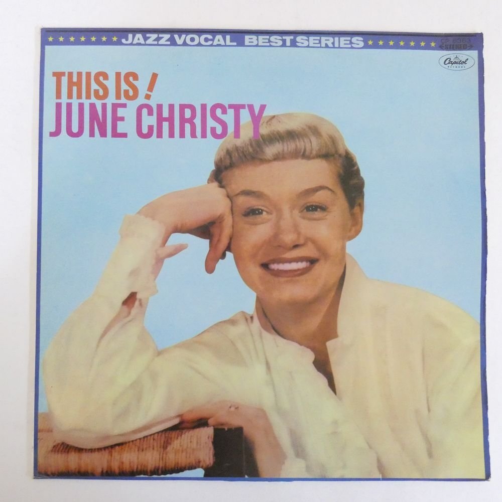 47054608;【国内盤/ペラジャケ】This Is June Christy! JPN CAPITOL w/OBI PROMO WL RED WAX ジューン・クリスティの画像1