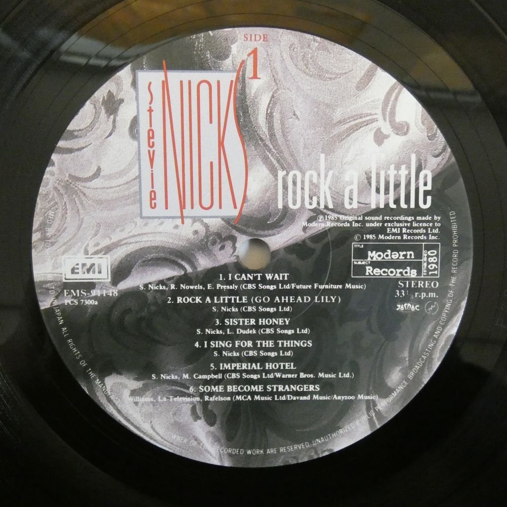 47054637;【帯付】Stevie Nicks / Rock A Little_画像3