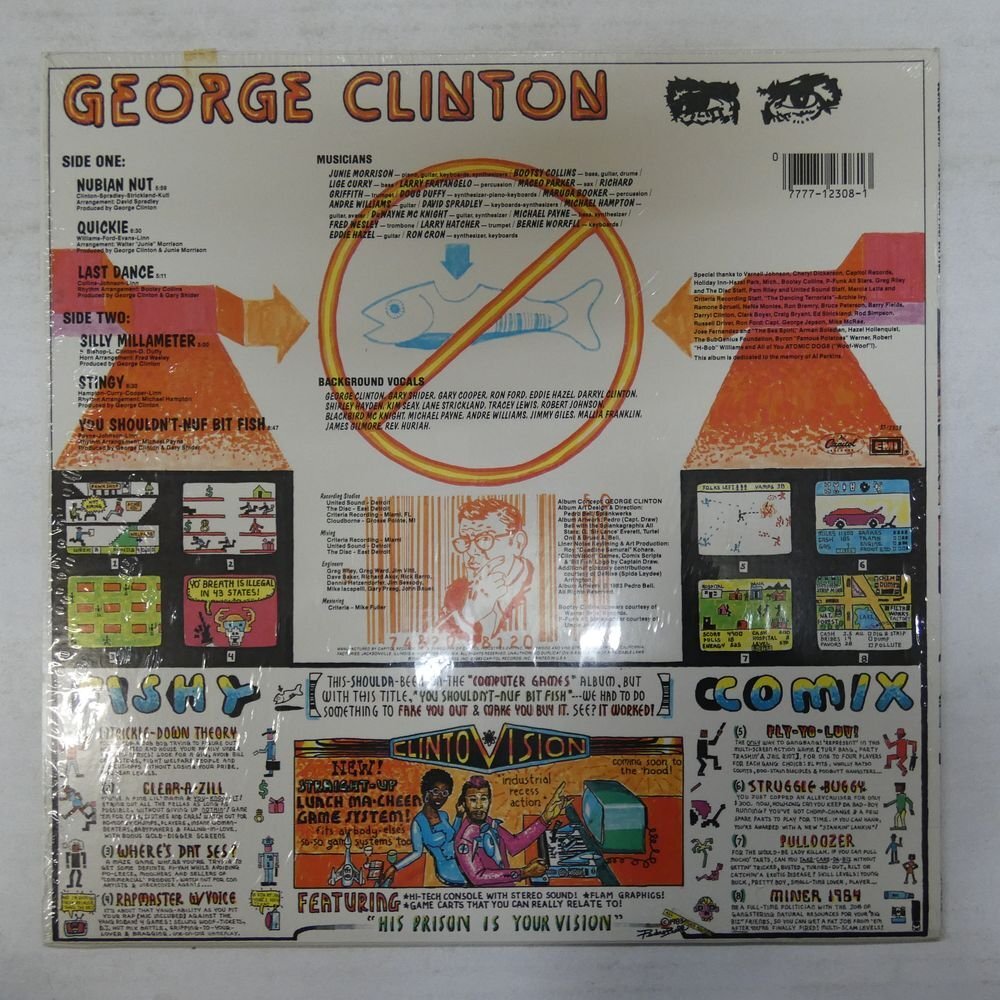 46069297;【US盤/シュリンク】George Clinton / You Shouldn't-Nuf Bit Fishの画像2