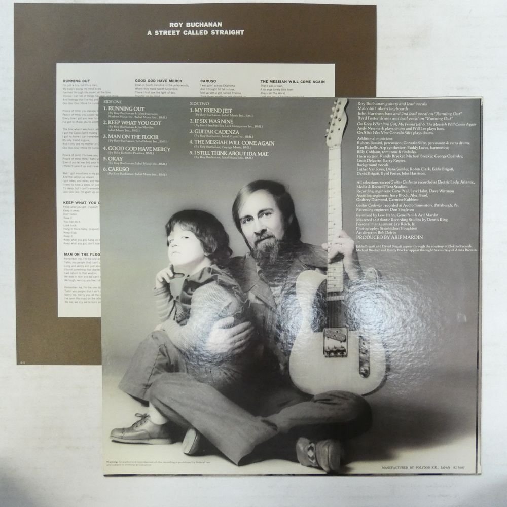 46069442;【国内盤/美盤】Roy Buchanan / A Street Called Straight メシアが再び_画像2