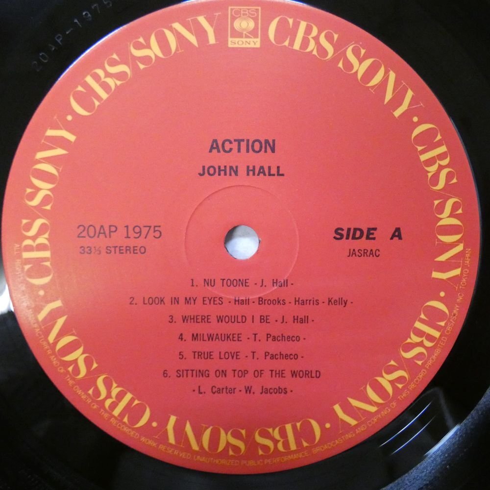 46069453;【国内盤】John Hall / Actionの画像3