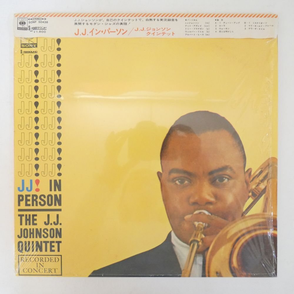 46069611;【かぶせ帯付/シュリンク/美盤】The J.J. Johnson Quintet / J. J. In Person!_画像1