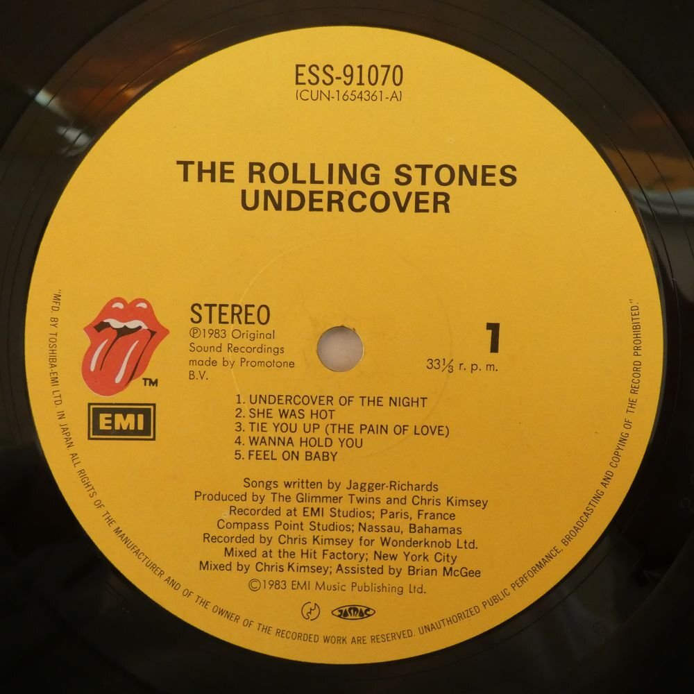 46069677;【国内盤】The Rolling Stones / Undercover_画像3