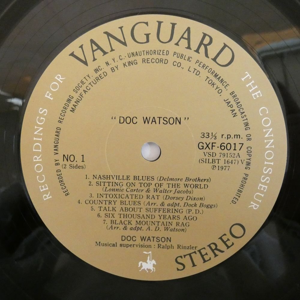 46069767;【国内盤/美盤】Doc Watson / Doc Watsonの画像3