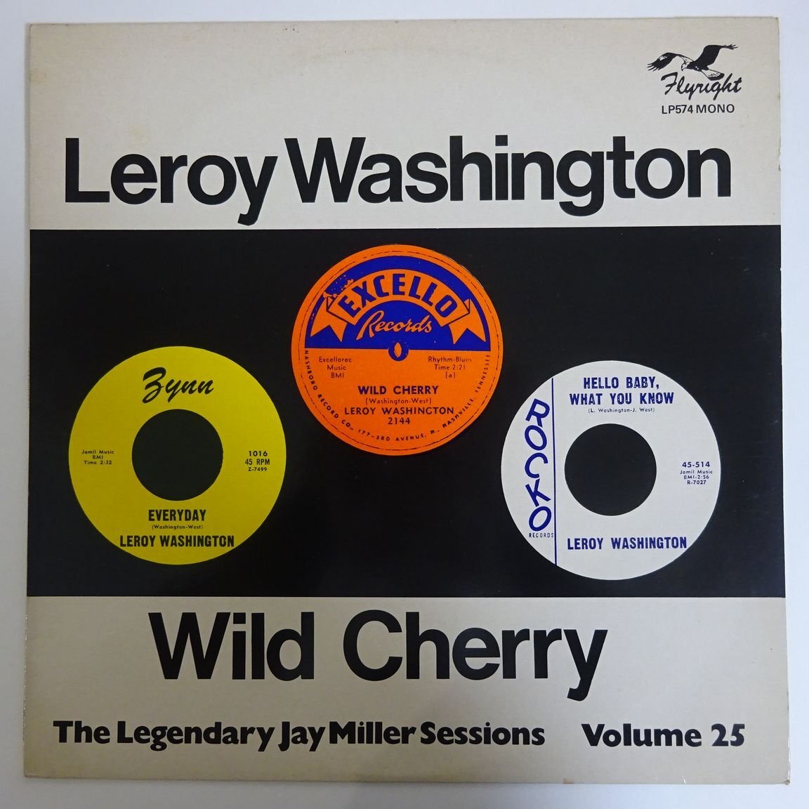 11182194;【UK盤/Flyright/MONO】Leroy Washington / Wild Cherryの画像1
