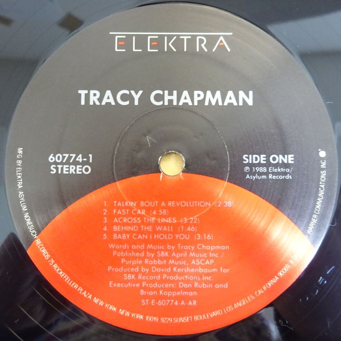 11182208;【USオリジナル/ハイプステッカー/シュリンク】Tracy Chapman / S.T._画像3