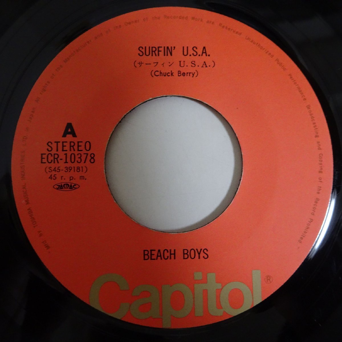 11182353;【国内盤/7inch】ビーチ・ボーイズ The Beach Boys / サーフィンU.S.A. / リトル・ホンダ_画像3