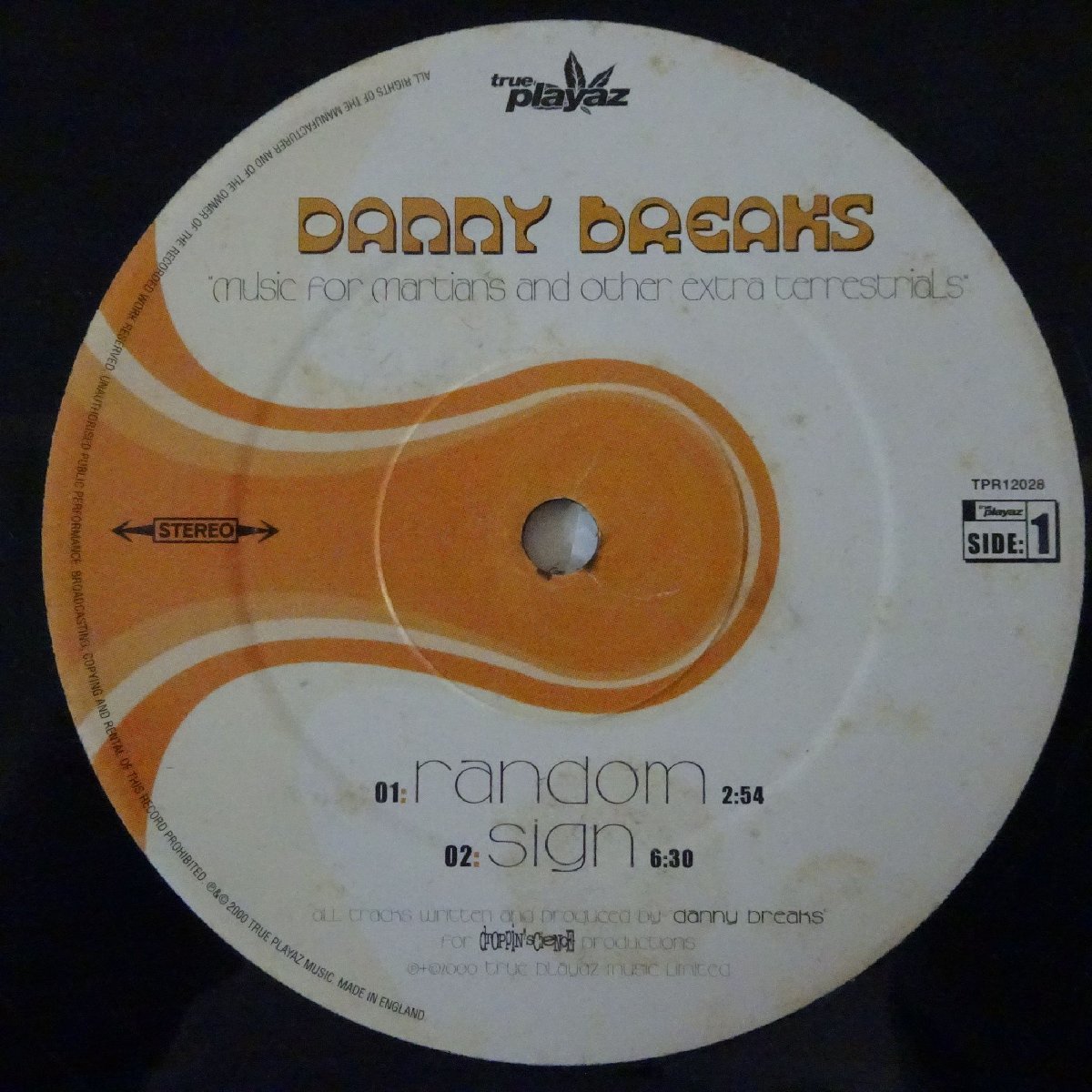 10022661;【UK盤/2x12inch】Danny Breaks / Music For Martians And Other Extra Terrestrials_画像3