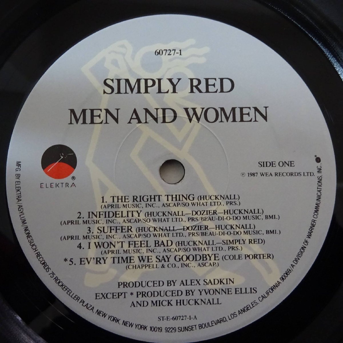 11181800;【US盤/ハイプステッカー/シュリンク】Simply Red / Men And Women_画像3