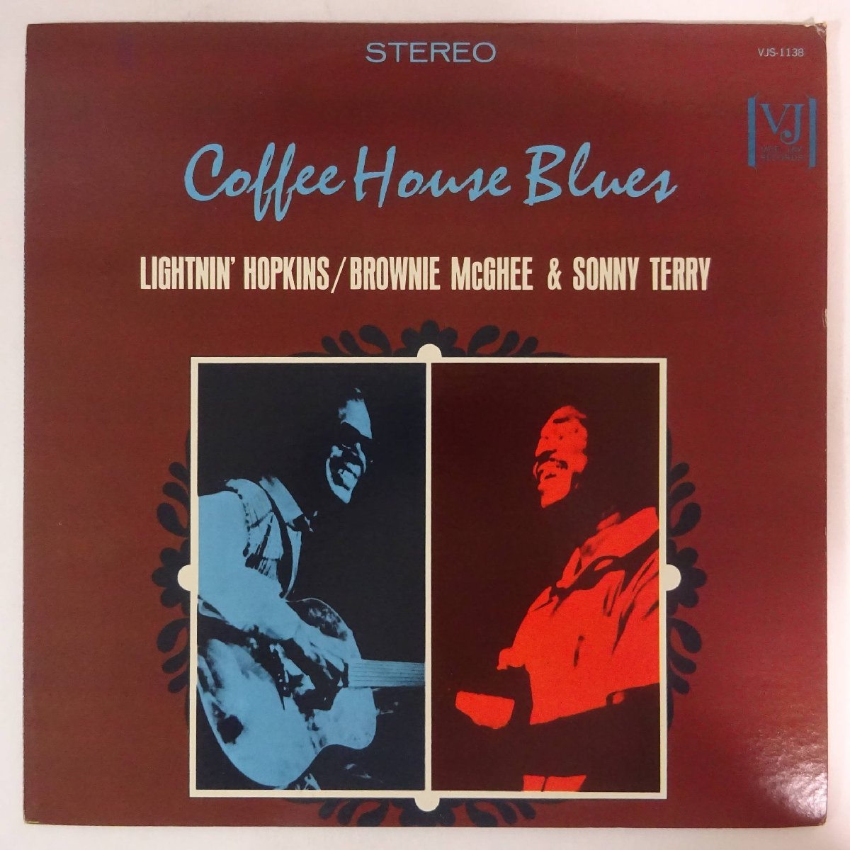 14030116;【US初期プレス/Vee Jay/虹ラベル】Lightnin' Hopkins, Brownie McGhee, Sonny Terry / Coffee House Blues_画像1