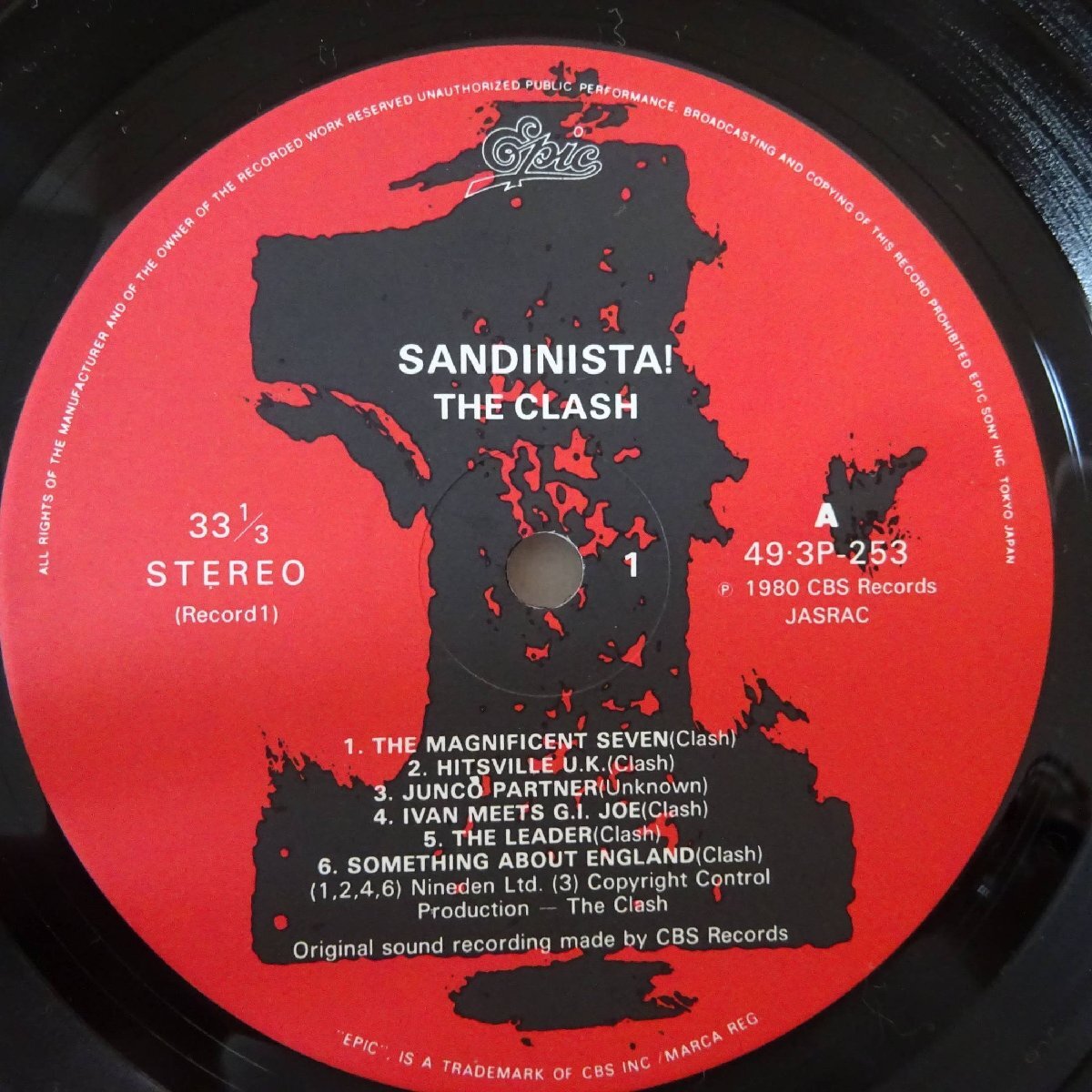 14030163;【ほぼ美盤/JPNオリジナル/3LP】The Clash / Sandinista!_画像3