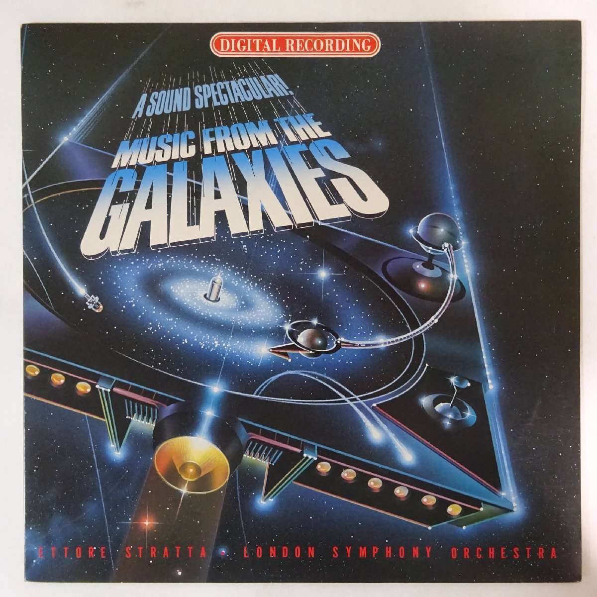 11183265;[ almost beautiful record / domestic record ]Ettore Stratta, London Symphony Orchestra / Music From The Galaxies super Daisaku SF movie main * Thema compilation 