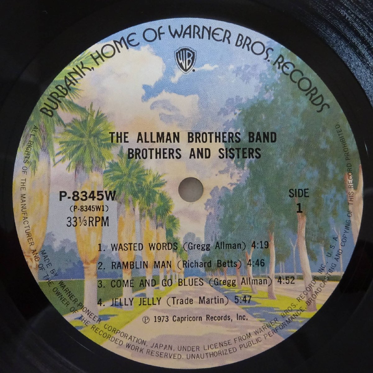 10022984;【帯付/補充票】The Allman Brothers Band / Brothers And Sisters_画像3