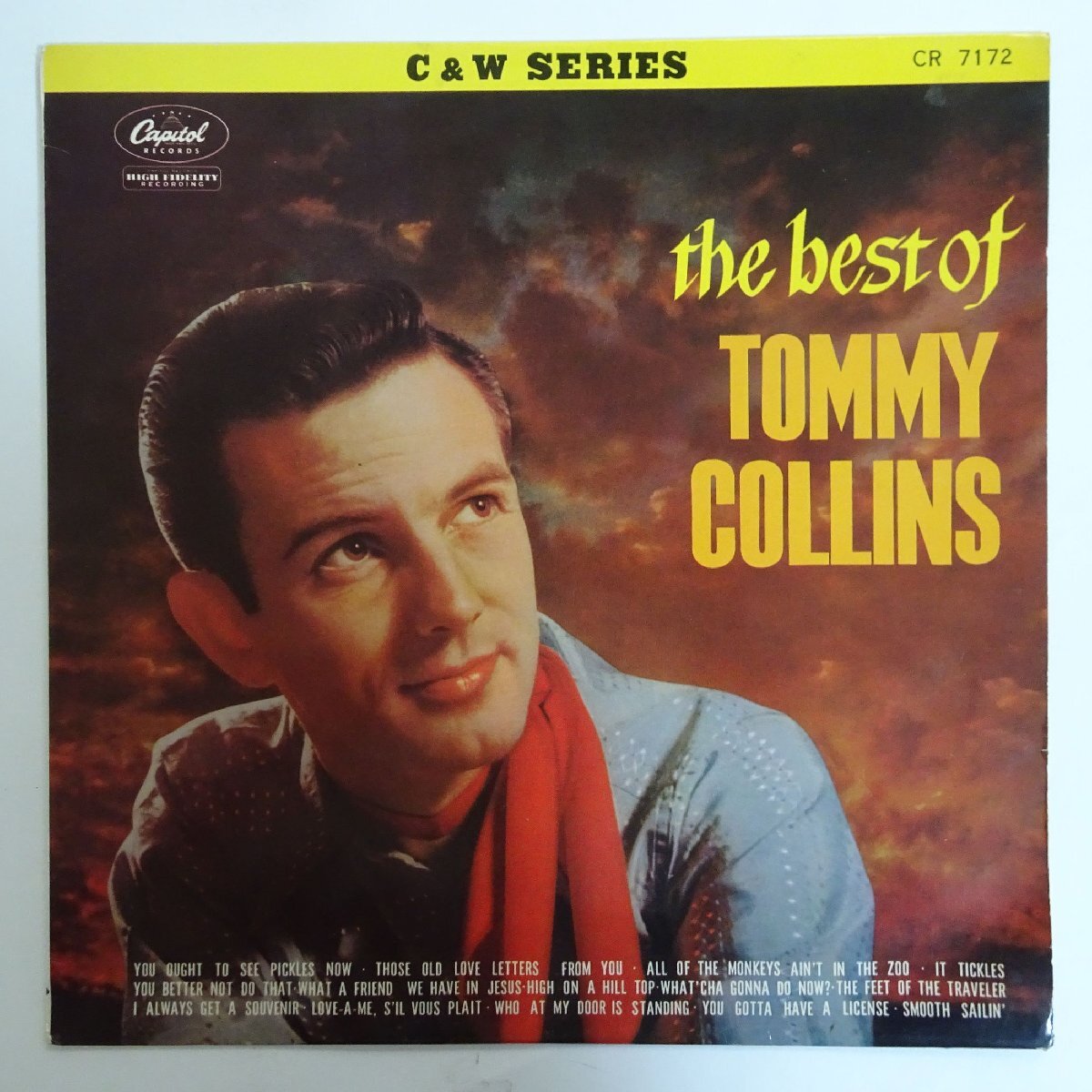 11183448;【国内盤/東芝赤盤/ペラジャケ】Tommy Collins / The Best Of Tommy Collinsの画像1