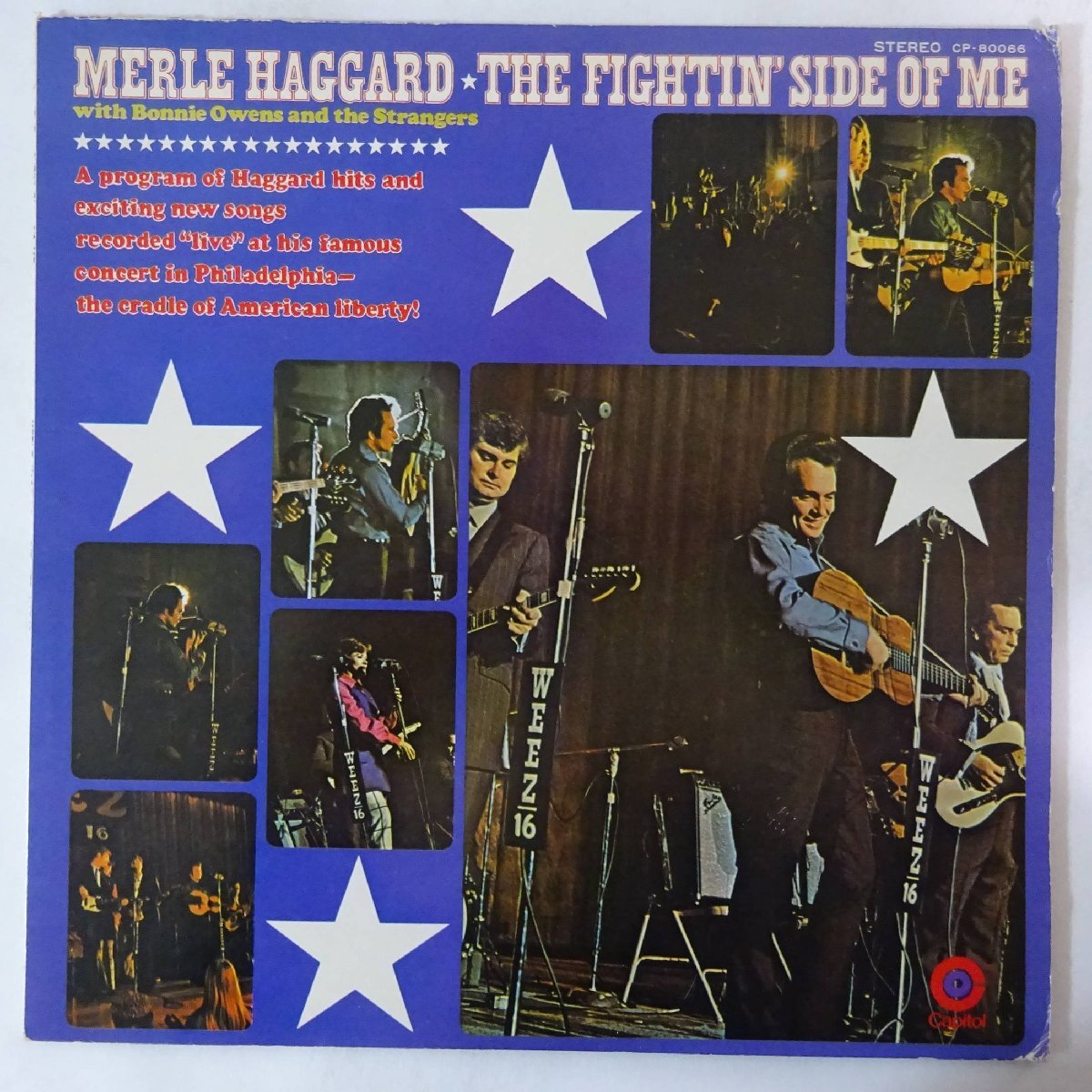 10023128;【国内盤/東芝赤盤】Merle Haggard, Bonnie Owens, The Strangers / The Fightin' Side Of Meの画像1