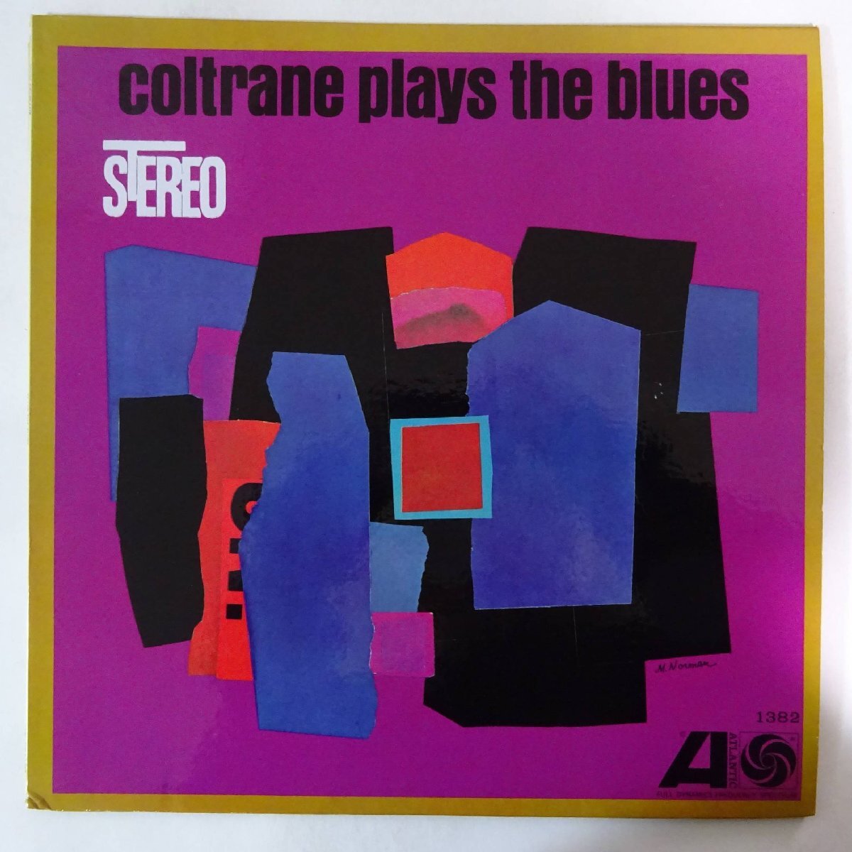 11183537;【US盤/Atlantic/黒ファン/コーティングジャケ】John Coltrane / Coltrane Plays The Blues_画像1