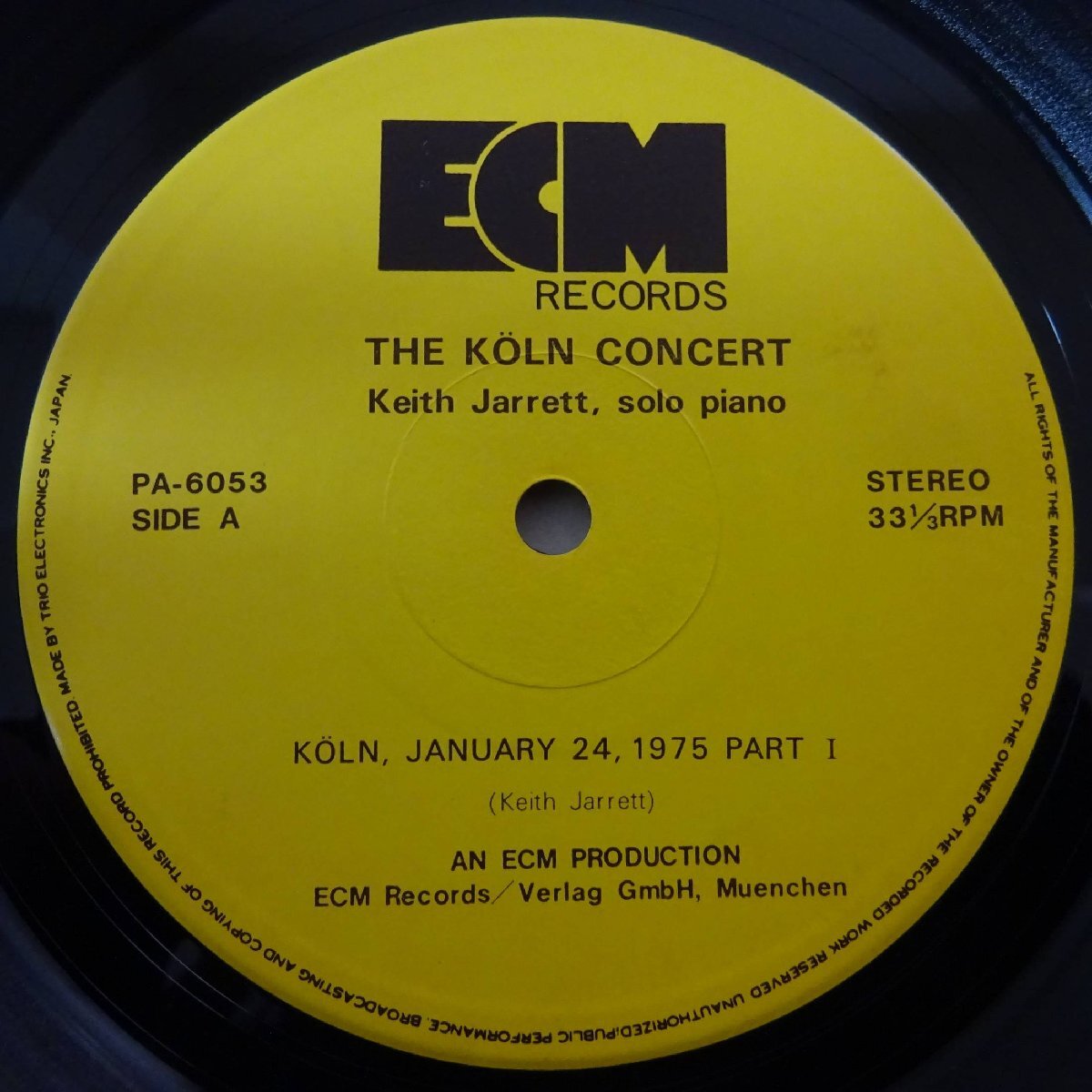 10023178;【国内盤/ECM/2LP】Keith Jarrett / The Koln Concert_画像3
