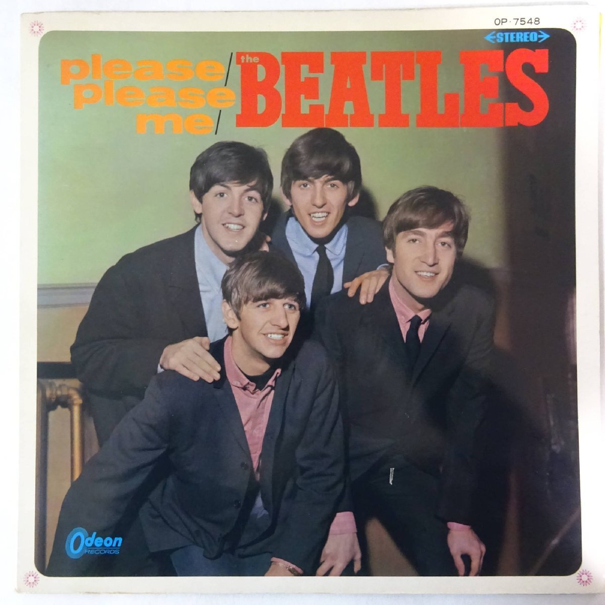 14030338;【国内盤/Odeon/東芝赤盤/見開き】The Beatles / Please Please Me ステレオ！これがビートルズ VOL.1_画像1