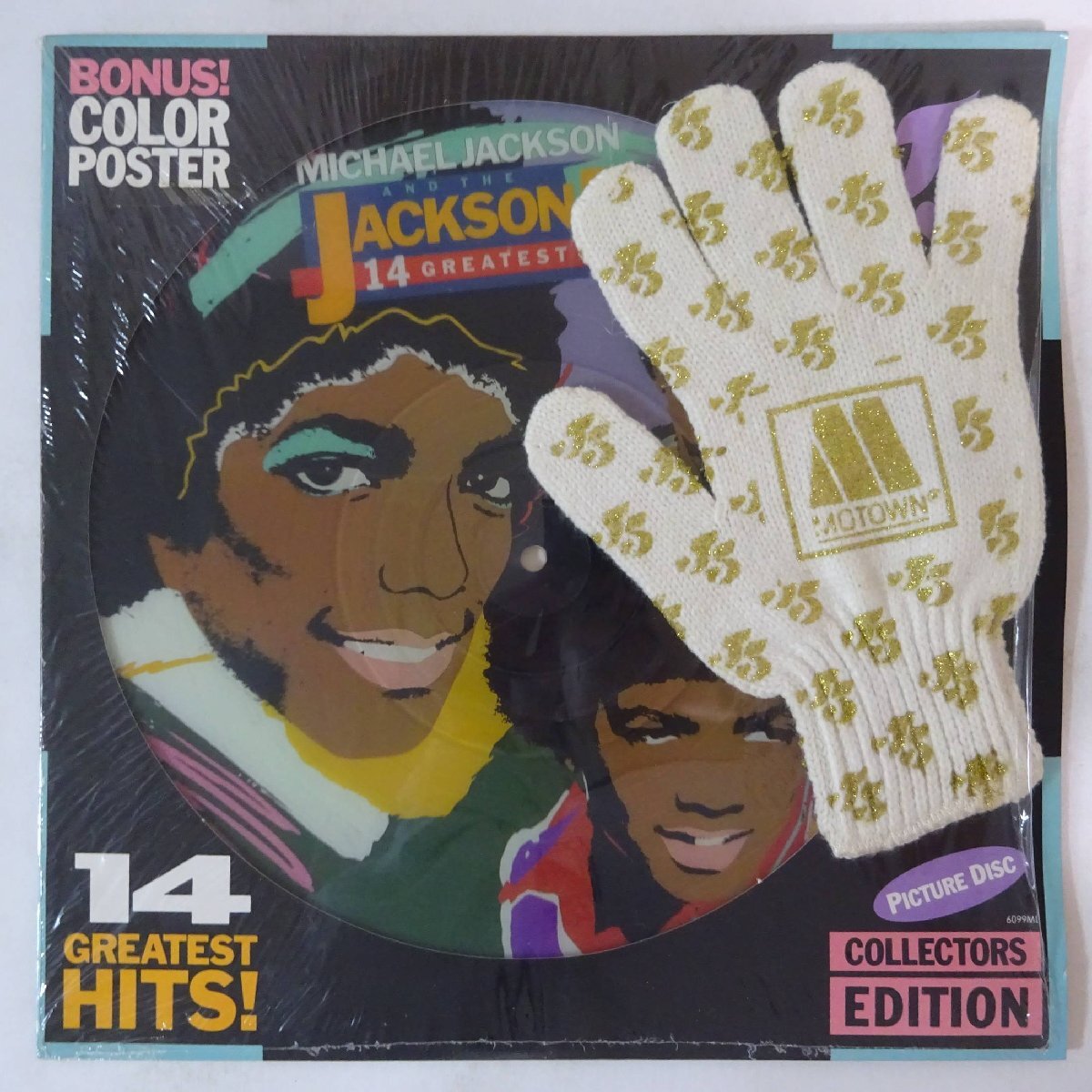 14029927;【US盤/ピクチャーディスク/手袋付/シュリンク付】Michael Jackson And The Jackson 5 / 14 Greatest Hitsの画像1