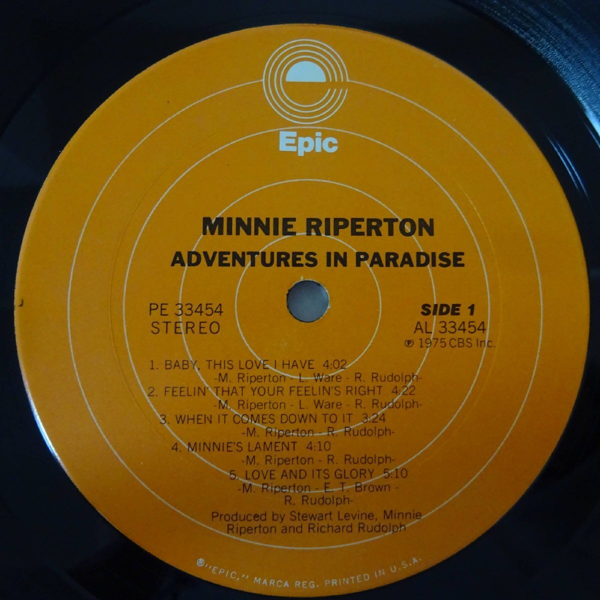 14030414;【USオリジナル】Minnie Riperton / Adventures In Paradiseの画像3