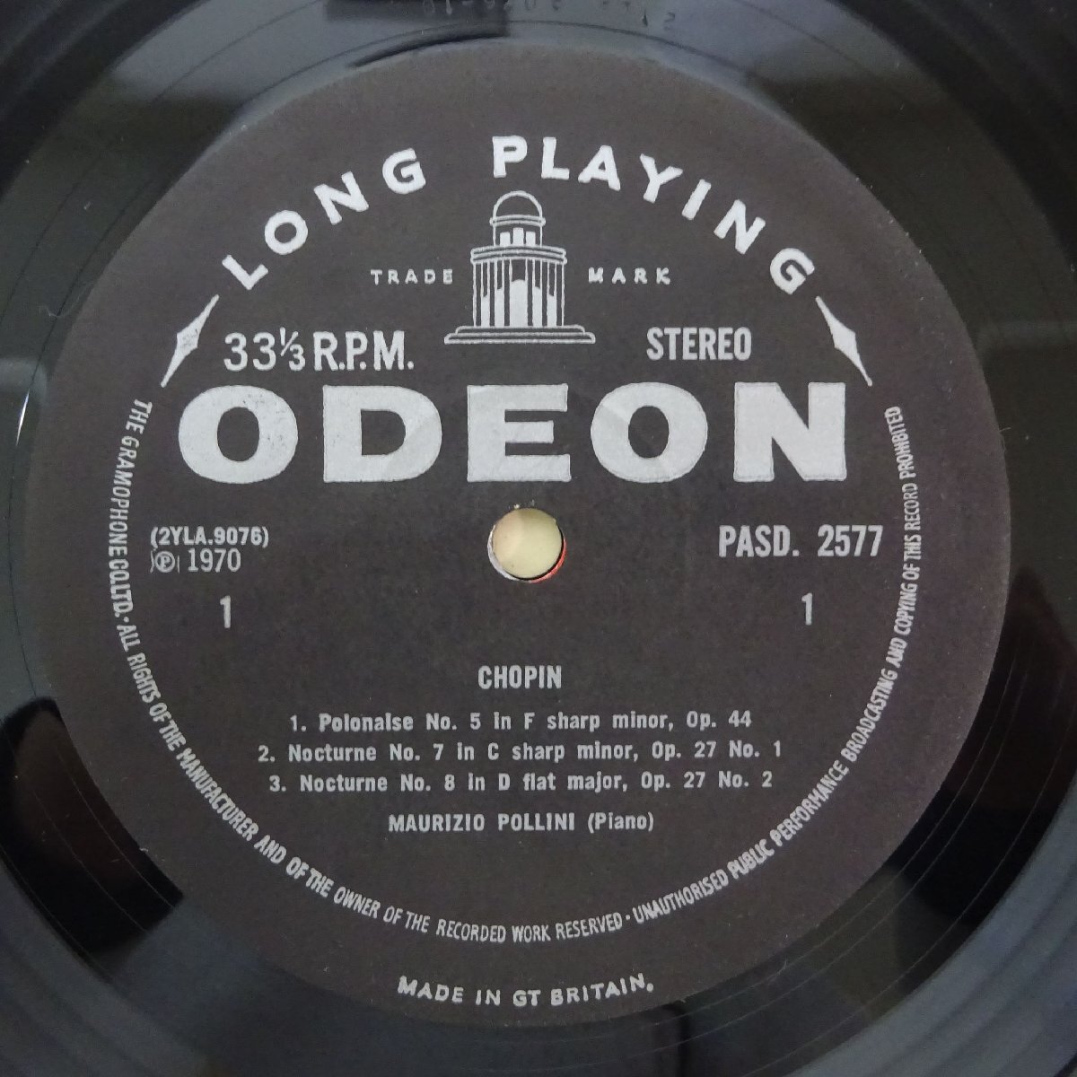 19059331;【英EMI/ASD/フリップバック】ポリーニ ショパン/2つのポロネーズ他の画像3