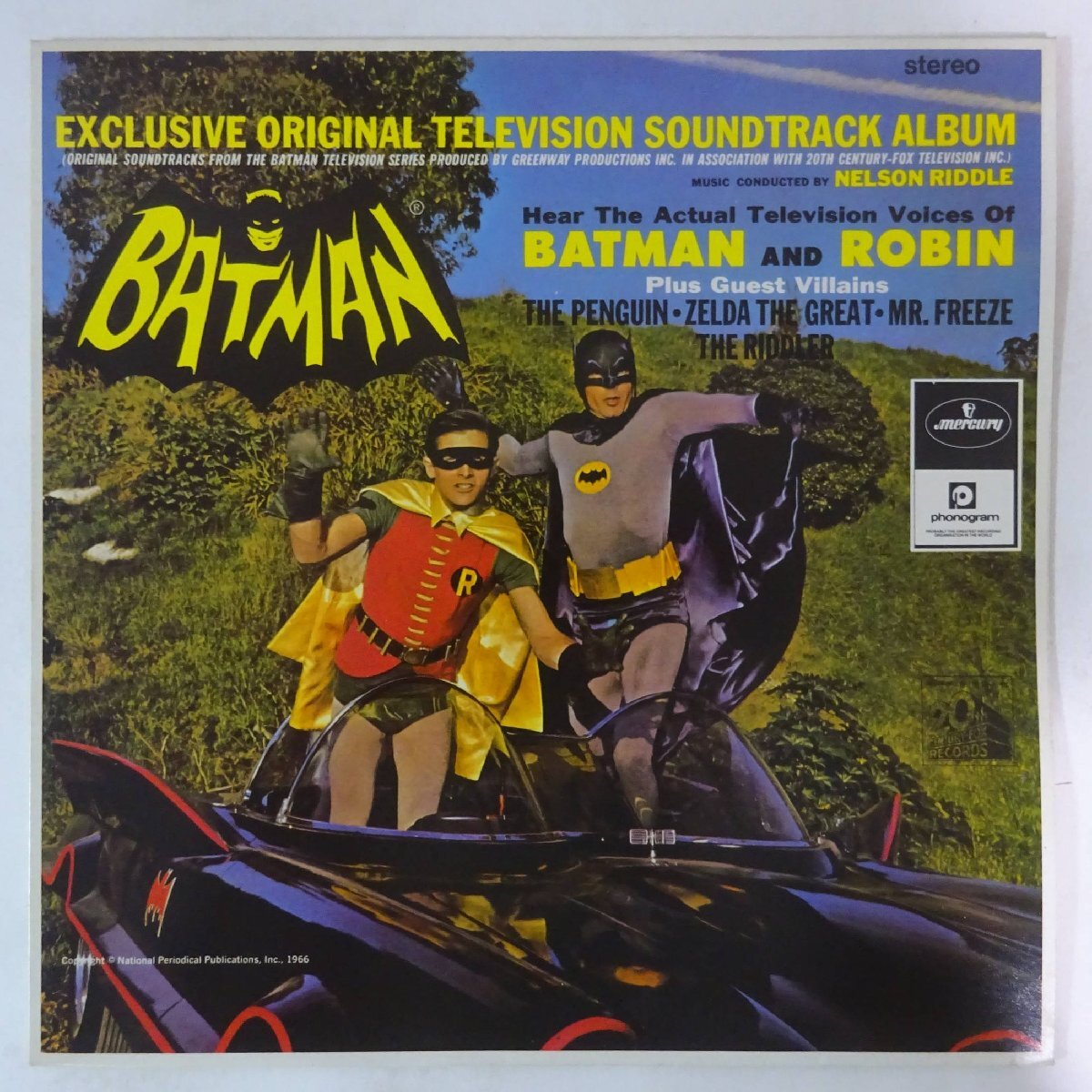 11184316;【UK盤】Nelson Riddle / Batman (Exclusive Original Television Soundtrack Album)_画像1