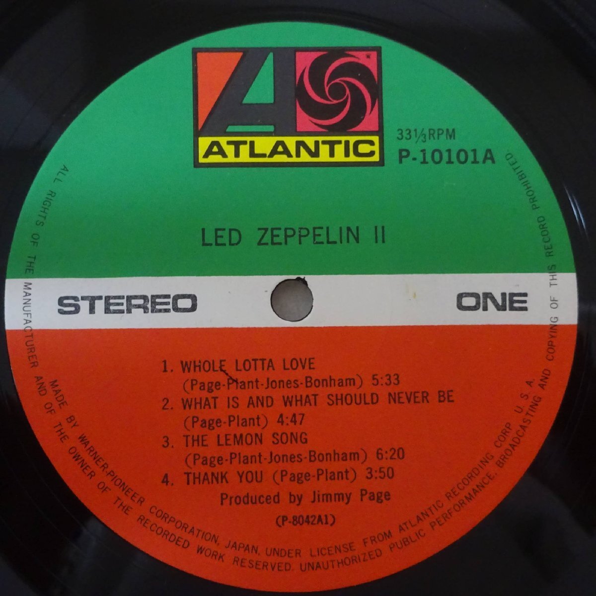 10023806;【帯付】Led Zeppelin レッド・ツェッペリン / Led Zeppelin II レッド・ツェッペリンⅡ_画像3
