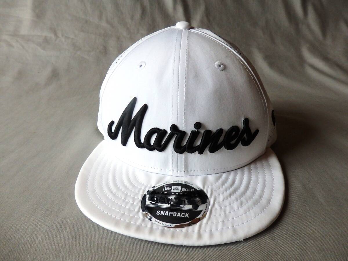 ◆千葉ロッテマリーンズ x NEW ERA キャップ◆WHITE◆プロ野球/NPB/メジャーリーグ/MLB/草野球/少年野球/キャッチボール_画像5