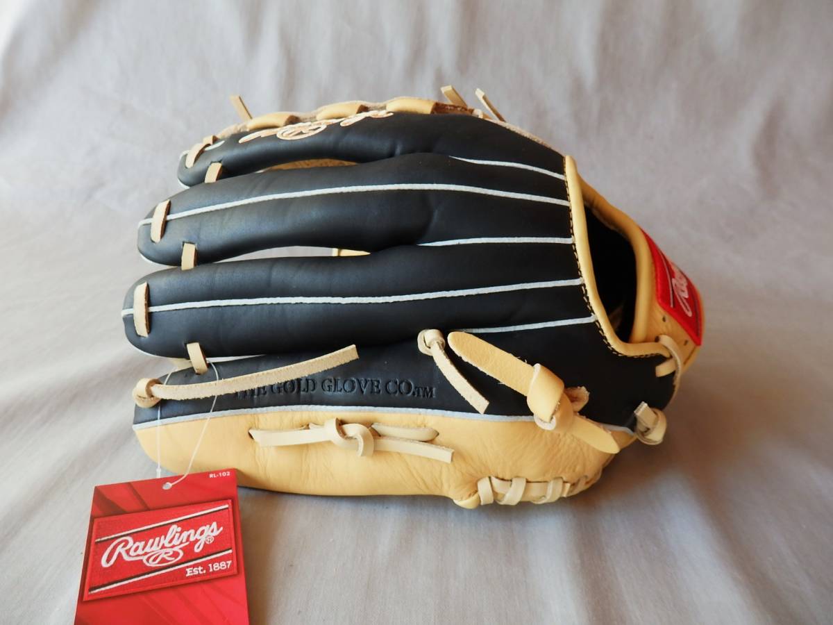 新品◆Rawlings 軟式 野球/ソフトボール グローブ◆11.75inch/CAMEL◆プロ野球/NPB/セリーグ/パリーグ/草野球/キャッチボールソフトボール_画像3