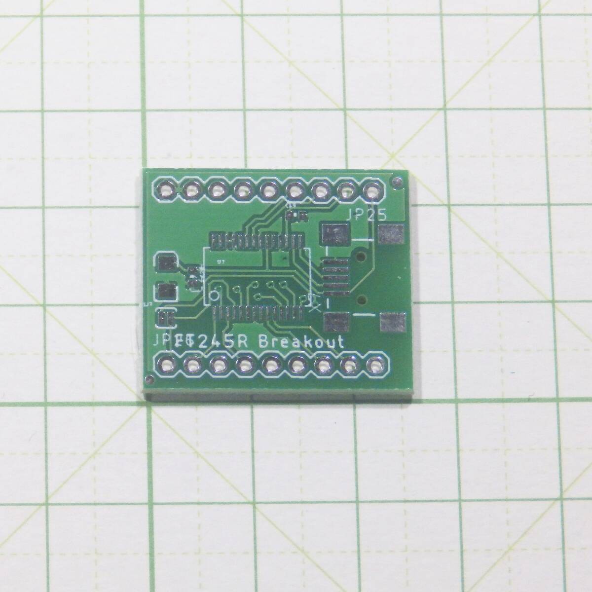 SparkFun USB to FIFO Breakout - FT245RL 緑色 シルク難あり 12個セット USBパラレル変換モジュール SSOP-28 0.65mm SMD 取付練習 eam8s_画像6