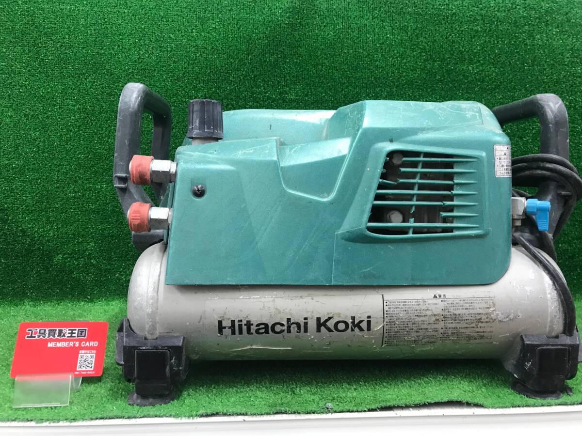 【ジャンク品】★日立工機　高圧エアコンプレッサー　EC1430H2　ITCTNQDPRMTE_画像1