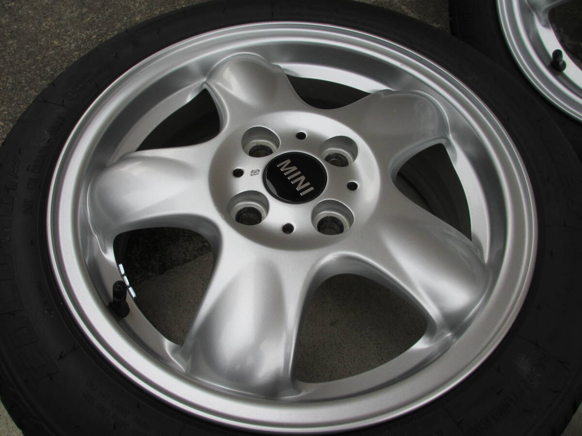 MINI純正165/55R15-15インチ タイヤホイール４本セット4H・100・5.5J・+45_画像5