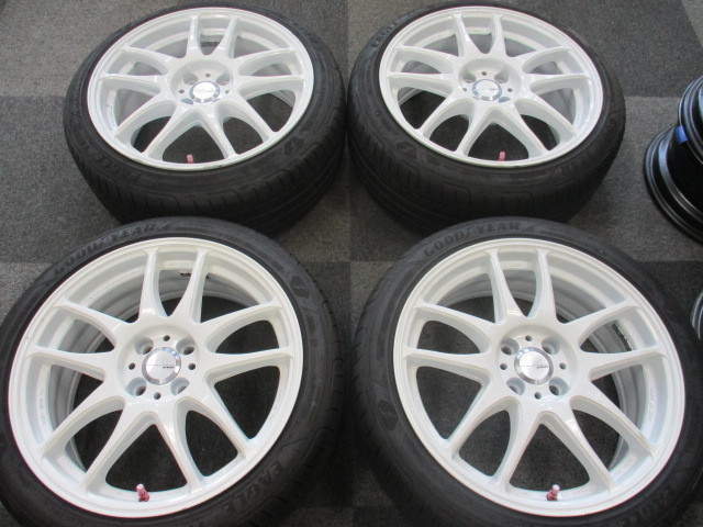 ワーク エモーションCR Kiwami 17x7.0J +38 8.0J 47 PCD100 4H 205/45R17 ノート デミオ ヴィッツ キワミ_画像2