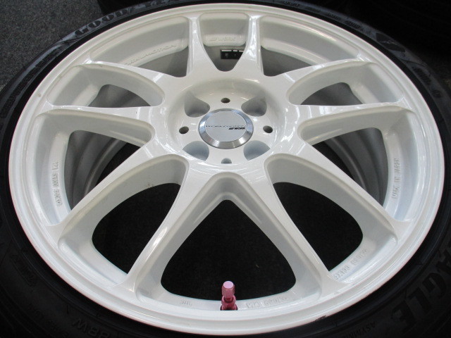 ワーク エモーションCR Kiwami 17x7.0J +38 8.0J 47 PCD100 4H 205/45R17 ノート デミオ ヴィッツ キワミ_画像4