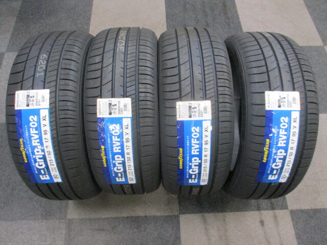 限定1セット グッドイヤー E-Grip RVF02 215/50R17 95V XL 2023年製造 ミニバン専用_画像1