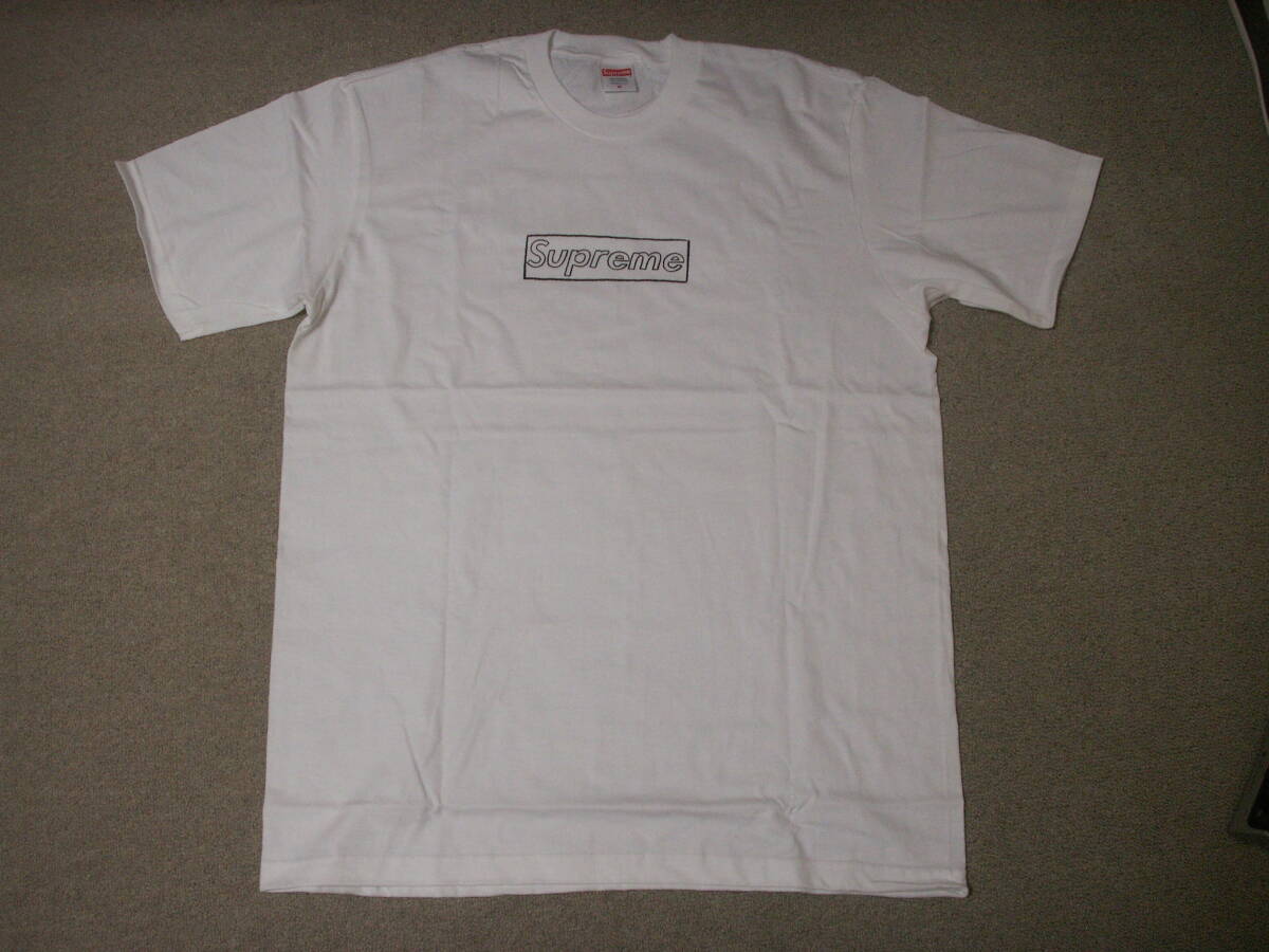 ★新品　Supreme Chalk Box Logo Tee White/Medium シュプリーム