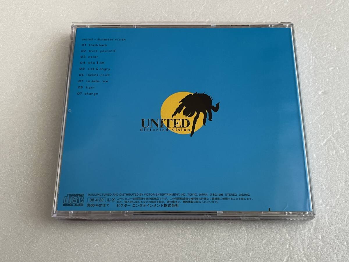 ユナイテッド　ディストーティド・ヴィジョン　UNITED　distorted vision　ジャパメタ　スラッシュメタル　横山明裕　大谷慎吾_画像3